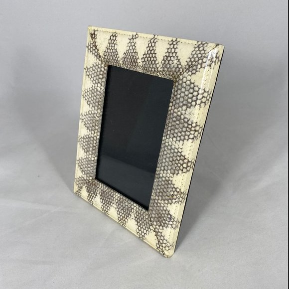 Lee Sands Genuine Snake Skin Picture Frame - Picture 1 of 8